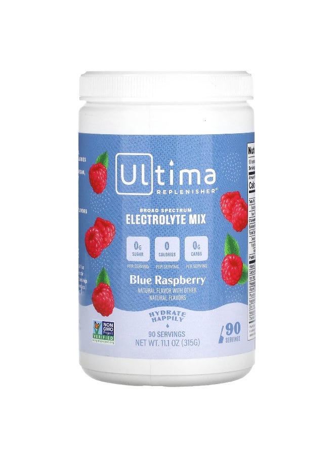 Ultima Replenisher Ultima Replenisher, Electrolyte Mix, Blue Raspberry, 11.1 oz (315 g)  - Image 1