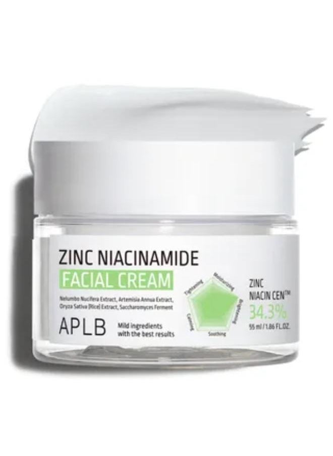 Zinc Niacinamide Facial Cream 55ml - pzsku/Z0919924A1F27FE72D3BCZ/45/_/1729681936/cd9c0163-436f-4db9-b0cf-62a6a208dbbc