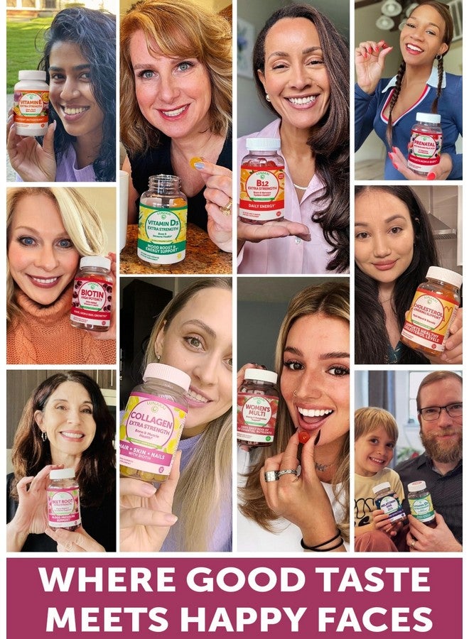 Lunakai USA Made Super Hair Gummies with Biotin, Zinc, Horsetail Extract & Saw Palmetto - Hair Growth Vitamins for Women & Men - Supports Thicker, Longer, Stronger Tresses, Skin & Nails, 60ct - Image 4