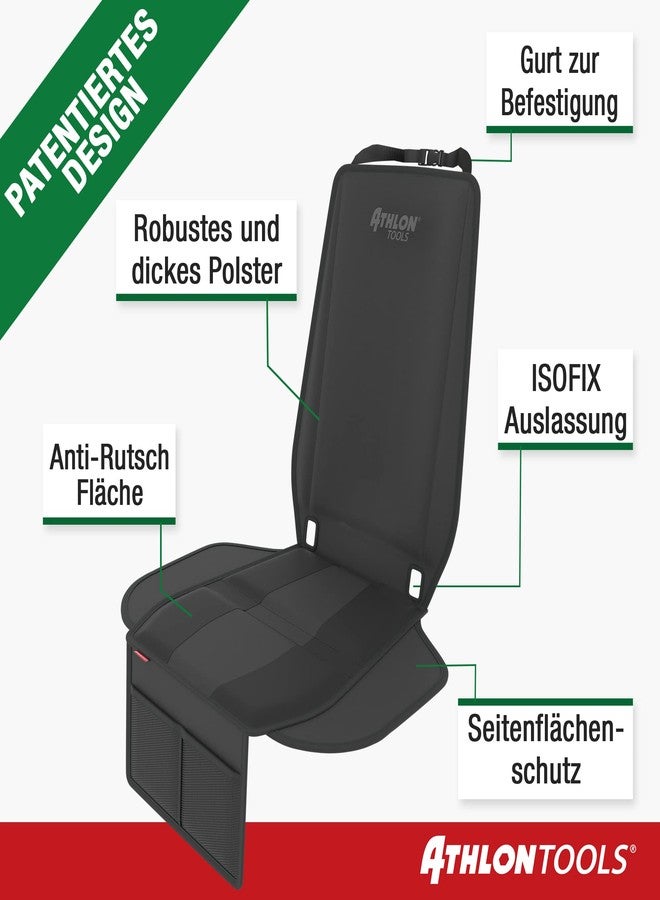ATHLON TOOLS Child seat pad with Side Protection - Optimal fit - Isofix Compatible - Thickly Padded - for Child Seats, Infant Carriers and Booster Seats - Designed in Germany - Image 4