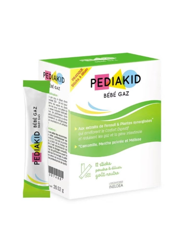Pediakid Baby Gas Sticks 12