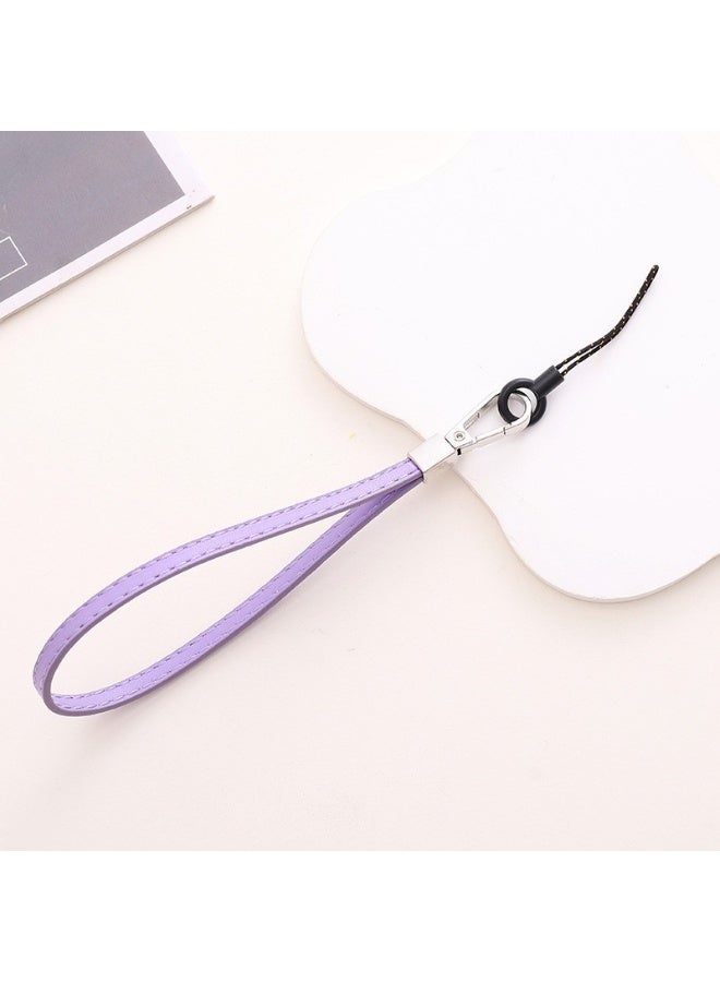 NIBEMINENT Phone Charm/ Chain Strap for Women Girls, Leather Cell Phone Case Lanyard Wrist Strap
