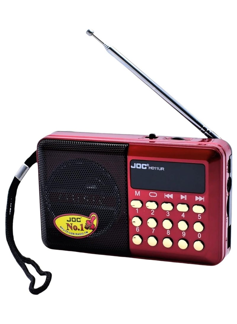 Joc JOC H011UR Digital Portable Speaker with FM Radio and MP3 Player  - Image 3
