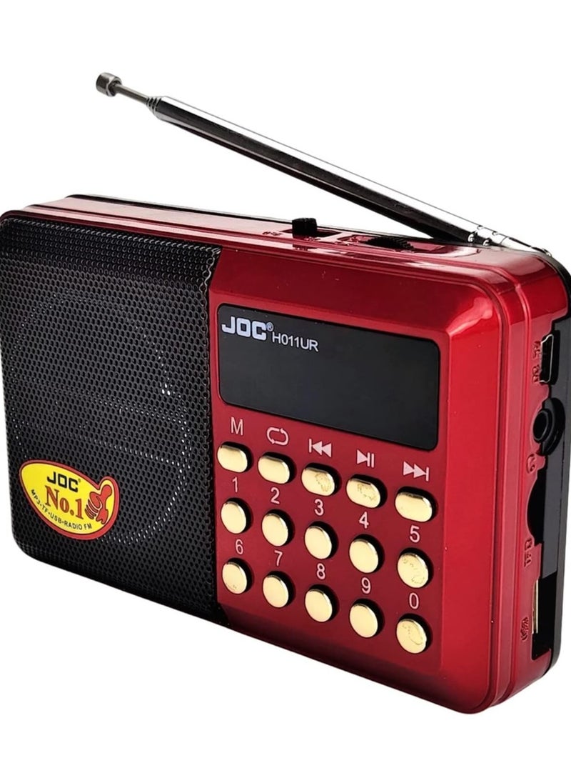 Joc JOC H011UR Digital Portable Speaker with FM Radio and MP3 Player  - Image 2