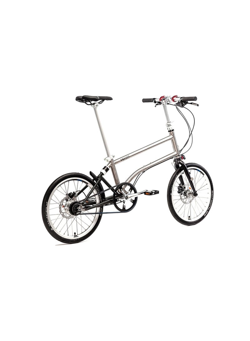 Vello Alfine 8 Folding Bike, Titanium Frame, 8-Speed Internal Hub, Ultra-Lightweight Urban Commuter - Image 2
