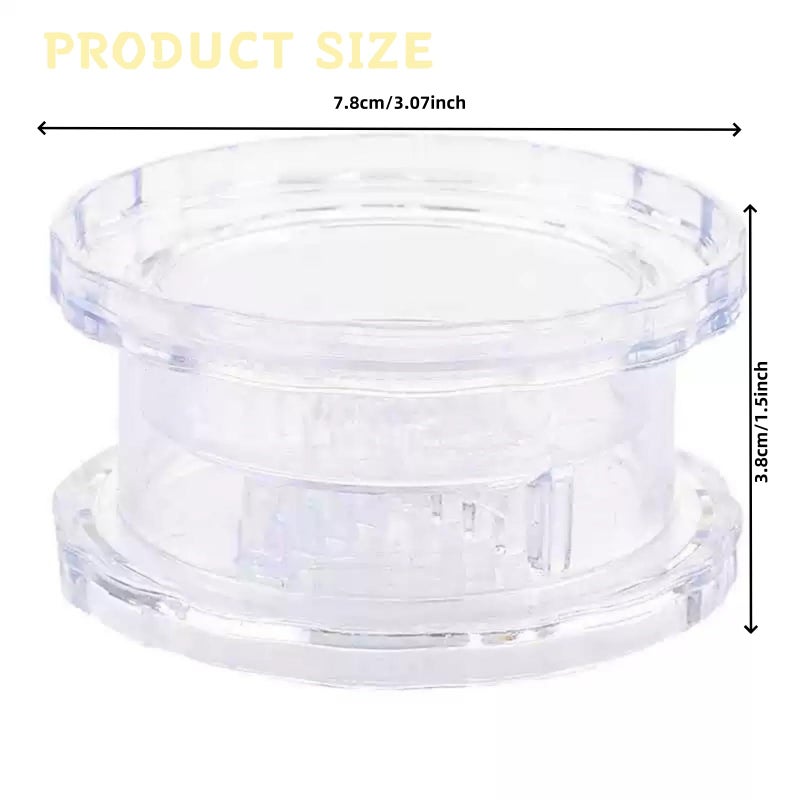 Turutu Transparent Manual Garlic Twist, Multi-Functional Mincer & Grinder for Garlic, Onion, Ginger, Herbs, Nuts, Impact Resistant Kitchen Gadget & Home Accessory - Image 2