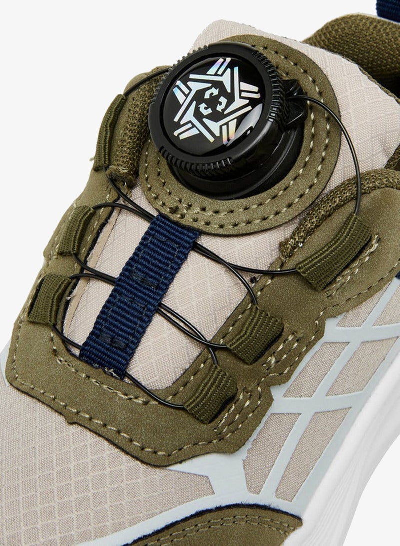 JUNIORS Panelled Sneakers with Rotating Buckle Closure - Image 4