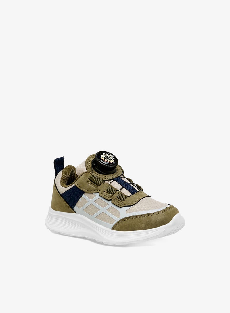 JUNIORS Panelled Sneakers with Rotating Buckle Closure - Image 2