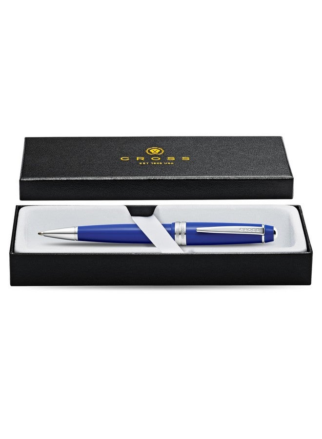 Cross Bailey Light Polished Resin Refillable Ballpoint Pen, Medium Ballpen, Includes Premium Gift Box - Blue - Image 3