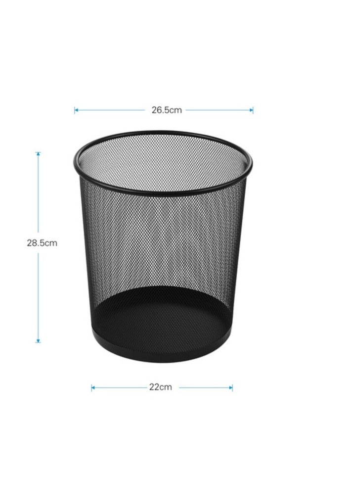 أيبيسي Aibecy-Round شبكة معدنية سلة النفايات الورقية سلة المهملات سلة المهملات سلة المهملات سلة إعادة التدوير - Image 2