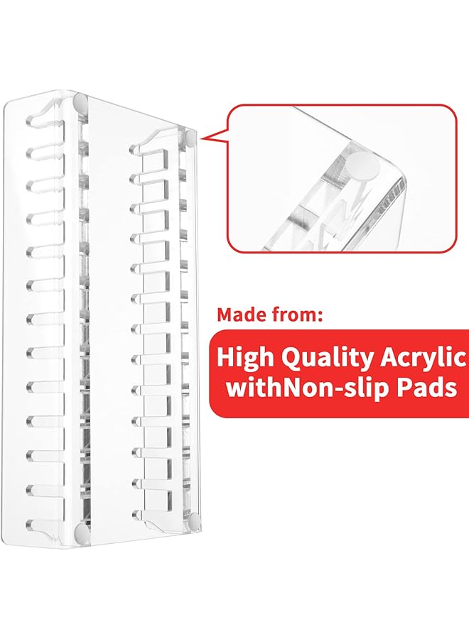 CaSZLUTION Acrylic Game Storage Organizer Stand Compatible With Nintendo Switch Game Card Case Upgraded Switch Game Display Holder Fits Up To 12 Games Box Clear - Image 5