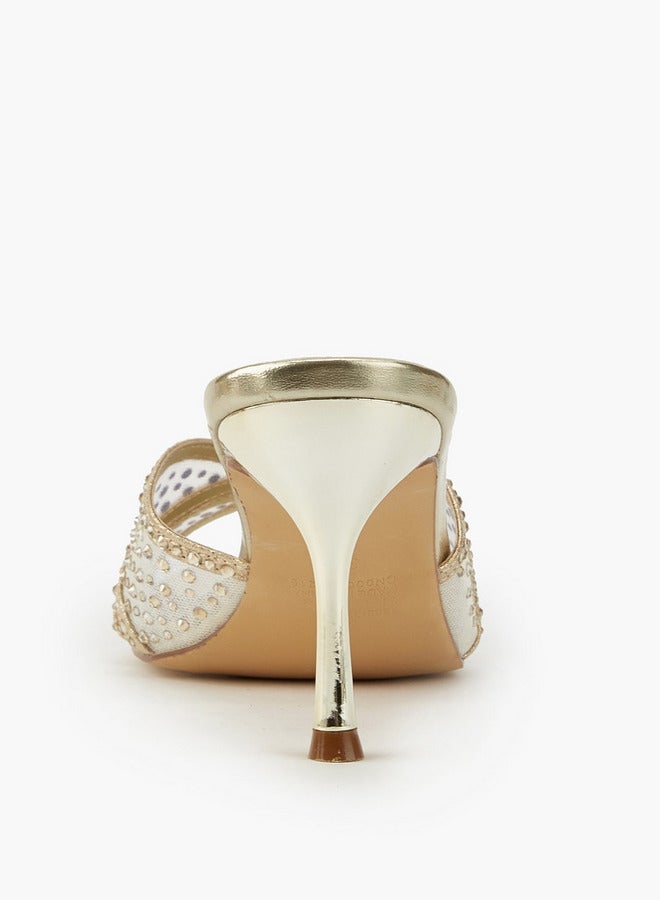 فلورا بيلا من شو إكسبرس صنادل سهلة الارتداء بكعب خنجري مزخرف - Image 5