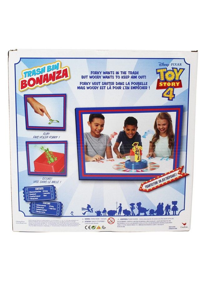 Cardinal Spin Master Games Disney Pixar Toy Story 4 Trash Bin Bonanza Game With Woody And Forky - Image 5