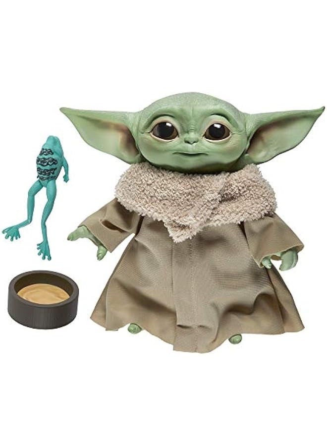 Star Wars The Child Talking Plush Toy with Character Sounds and Accessories, The Mandalorian Toy for Kids Ages 3 and Up, One Size