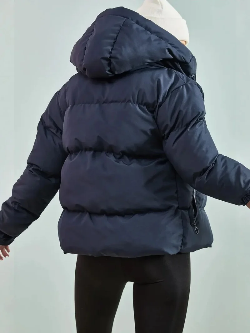 Bianco Lucci LUCCI Hooded Puffer Jacket