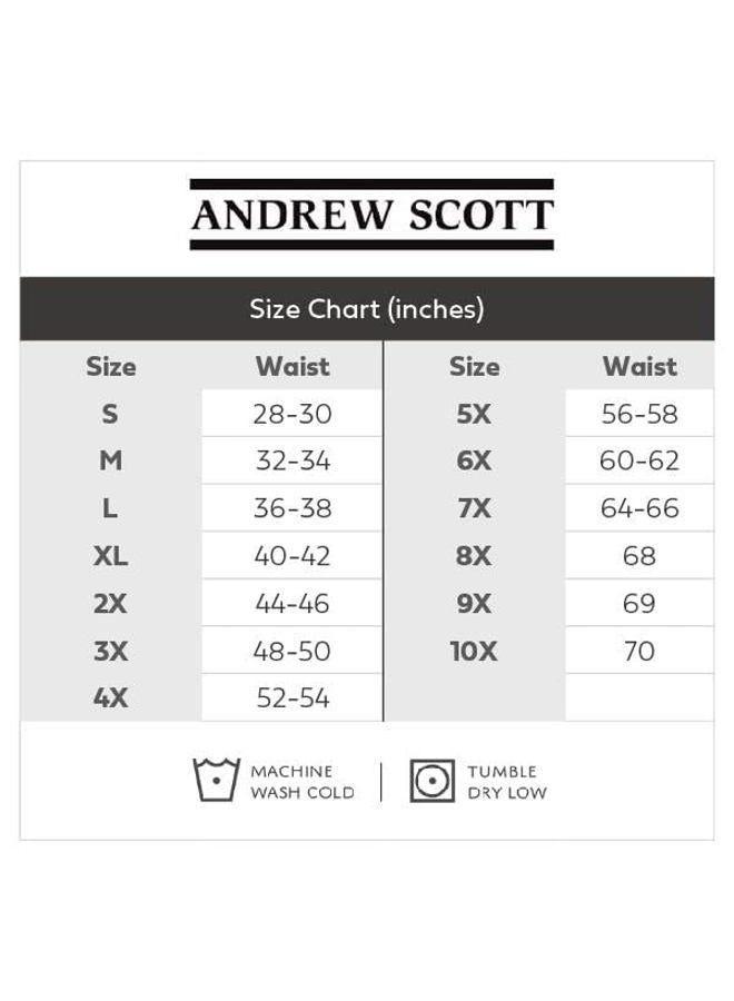 Andrew Scott Men's Cotton Blend Boxer Shorts |Big Man| Sizes S to 6XL - Multi & Bulk Packs - Image 5