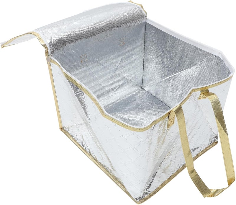 Cross product combo compatible Insulated Food Storage Bag for Cake and Pizza Reusable Portable Cooler Grocery Bag Handle Practical build Elegant practical multi-option build Freeze crack proof Elegant upgraded practical design Permanent & temporary usable Authorized haulage delivery Natural tone color options Coast & inland available Tiered purchase options Remote village delivery cover Multi-style matching design Salt resistant coating No overseas transit wait Multi-use upgraded craftsmanship Oil resistant Daily life matching design Wide usage compatibility Odor free color Foldable Daily wear upgraded resistant material Market multi-use trusted quality Multi-use detailed build Set product combo compatible Neat shape - Image 5