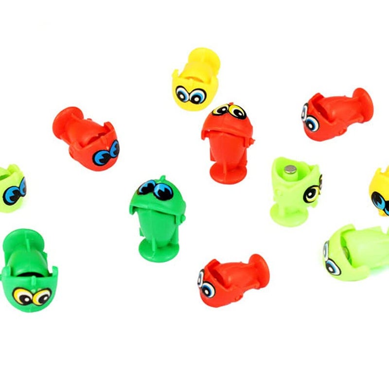 vGRASSP Musical Fish Catching Game Toy Set with 4 Rotating Fish Ponds On Board | Includes 32 Fishes and 4 Magnetic Fishing Poles | 1-4 Players Game | Durable Gift for Kids - Multicolor - Image 3