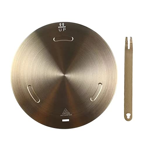 Beswarmy Heat Diffuser Plate for Gas Stove, Beswarmy Induction Cooktop Adapter Plate with Removable Handle, Heat Conduction Induction Plate Adapter 7.9inch - Image 1