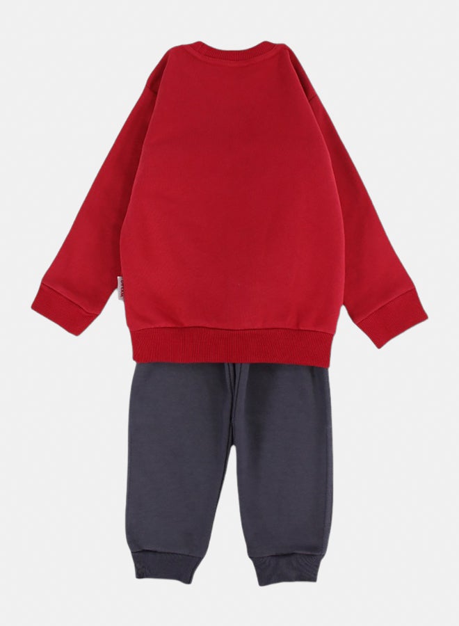 دريم طقم بيجامة أولادي قطن بطبعة تزلج على اللوح - Image 2