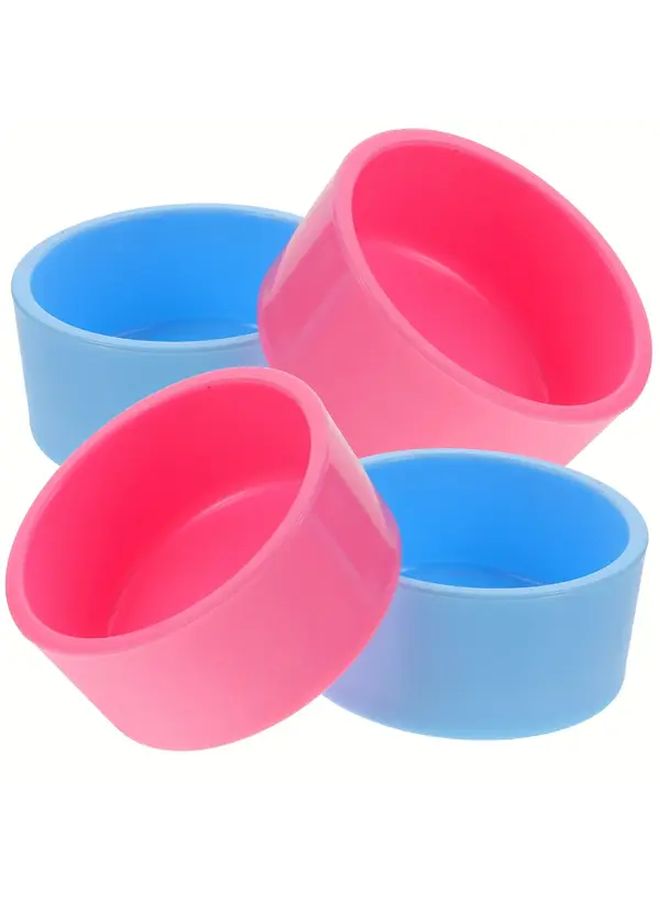 3pcs Pink Hamster Bowls Feeding Dishes Small Pet Food and Water Bowls for Guinea Pigs Chinchillas Easy Clean Durable Plastic - Image 5