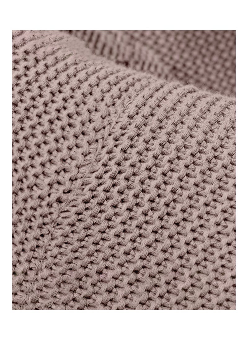 More cottons luxuriously soft Knitted Throw size172x132  - Image 1