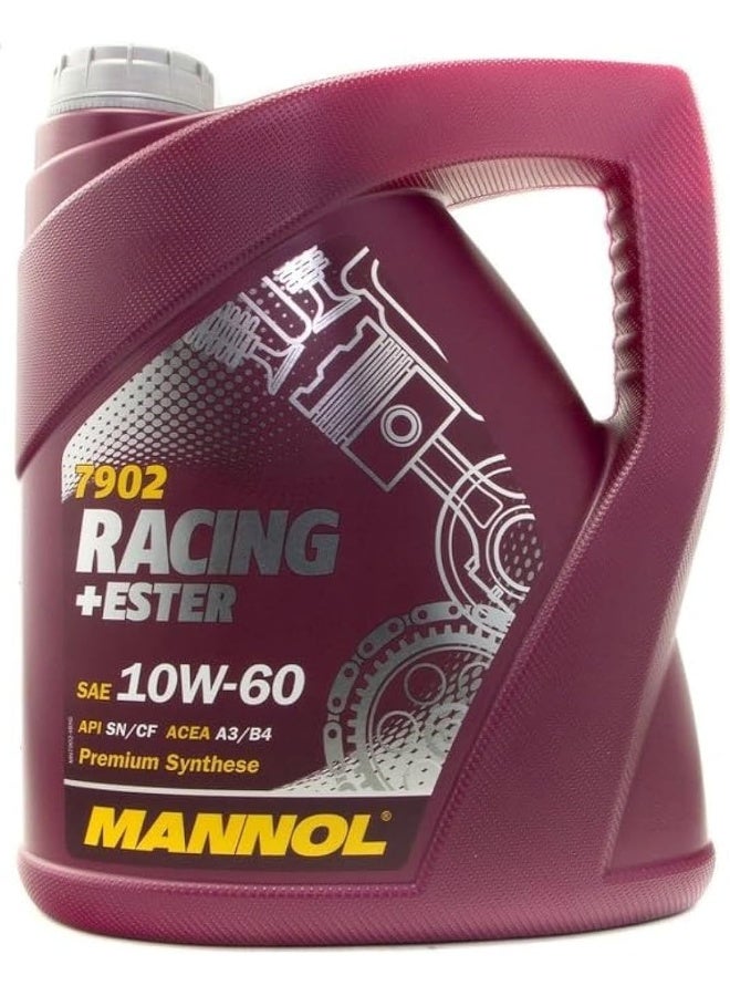 MANNOL Germany Bi-Synthetic Engine Oil With Esters 7902 Racing Ester 10W-60 4 Litre