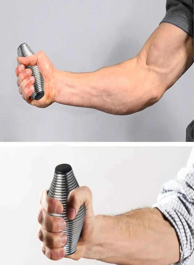 LOOKMINT Metal Spring Grip Ball, Hand Squeeze Ball, Finger Strength Trainer, Fidget and Strength Trainer, Improve Finger Coordination and Fine Motor Skills - Image 2
