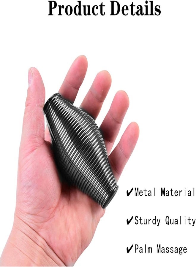 LOOKMINT Metal Spring Grip Ball, Hand Squeeze Ball, Finger Strength Trainer, Fidget and Strength Trainer, Improve Finger Coordination and Fine Motor Skills - Image 5
