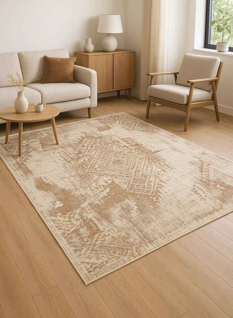 لوفت باتيك، سجادة خارجية، سجادة أريكة، سجادة معيشة، مقاس 160×220 سم، قماش، متعدد الألوان، صنع في مصر-947J-Q1 - Image 1