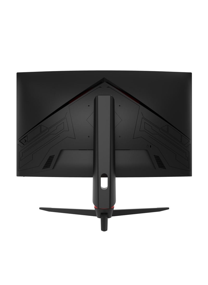 porodo - 27 Inch Curved Gaming Monitor 280Hz refresh rate FHD Borderless Design Monitor MT9800 Solution / Nvidia G-Sync with RGB light - Black - Image 1