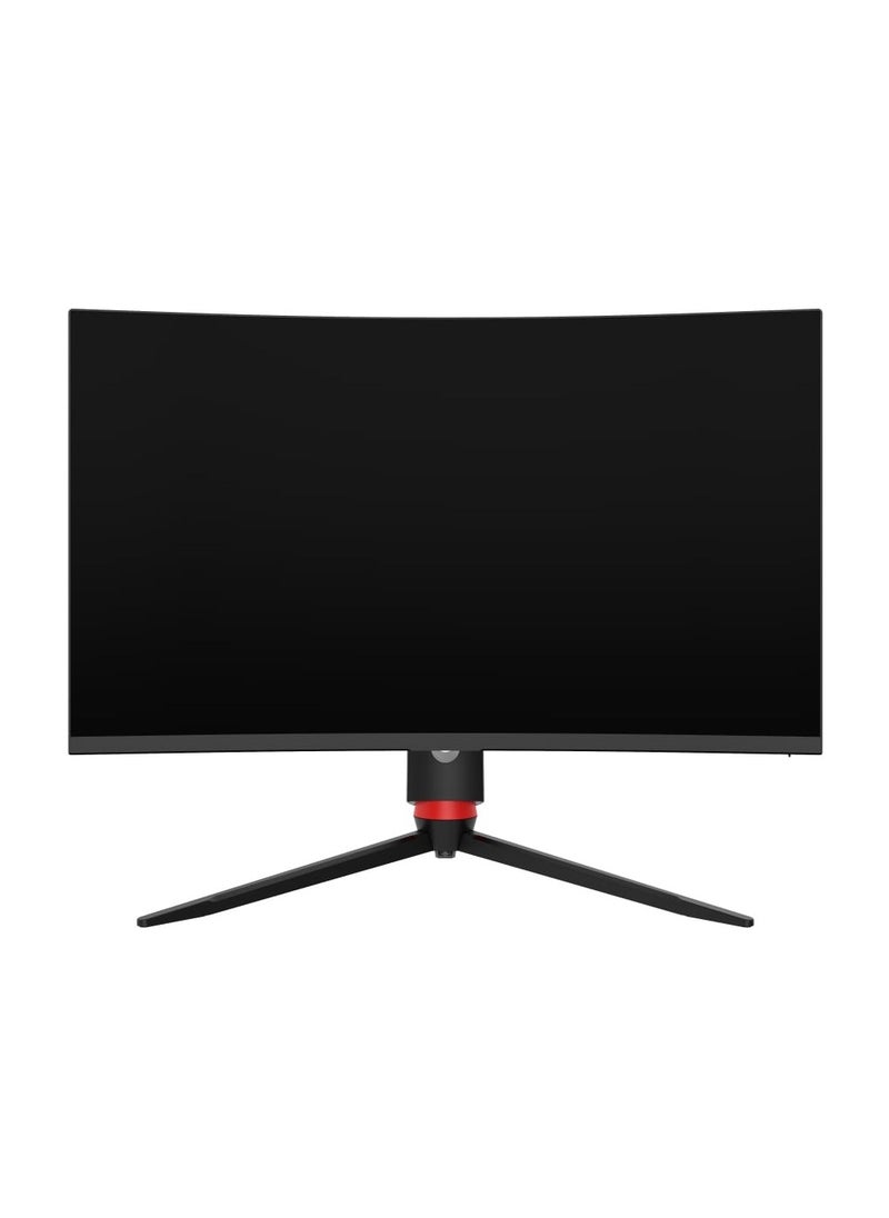 porodo - 27 Inch Curved Gaming Monitor 280Hz refresh rate FHD Borderless Design Monitor MT9800 Solution / Nvidia G-Sync with RGB light - Black - Image 1