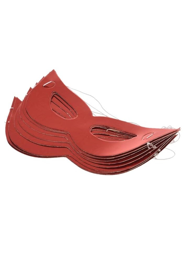 Generic - Paper Eye Mask With Cat Eye Design For Party And Birthday Set Of 10 Pieces - Image 1
