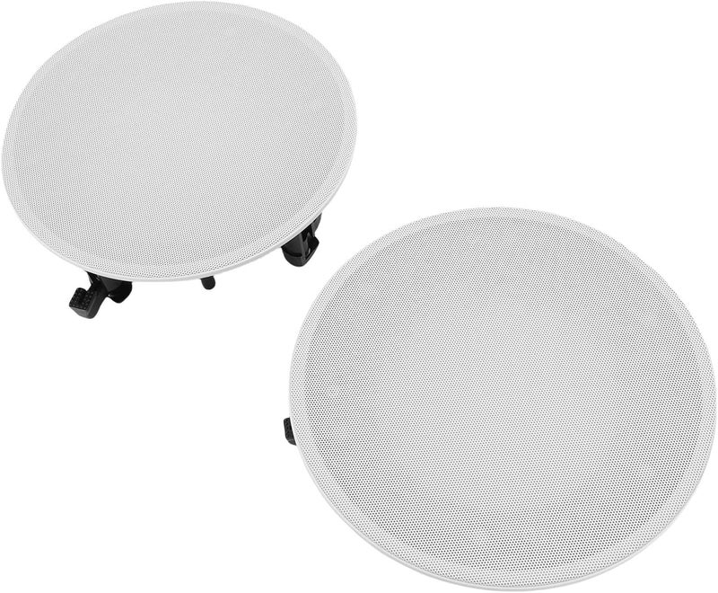 KSA stocked goods Zunate Ceiling Speaker Grille Cover 2 Set with Magnetic Metal Mesh, White Protective Case and Mounting Base for Ceiling or Wall Speakers in Home Theater, Office, Boat Permanent & temporary usable Storage & transit friendly Flexible anti-break Compact design Climate adapted delivery plan Remote village delivery cover Multiple sizes User feedback upgraded quality Fast warehouse picking Transit damage prevent build Public demand affordable quality Fade proof Trendy natural assorted colors Cost effective global grade quality Confirmed available stock Local supply chain stock Wide daily application Global flexible assemble picks General compatible practical design Balanced universal design Tiered purchase options High strength upgraded material Stackable design Low wear optimized build - Image 2