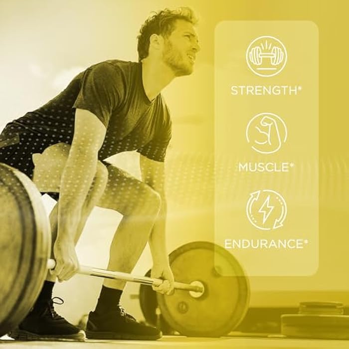 Effective Nutra Creatine Monohydrate Gummies - 1g Creatine per Gummy - Vegan Muscle & Strength Supplement for Men & Women - Supports Muscle Growth, Energy, Endurance - Lemon Flavor, Made in USA (90ct) - Image 3