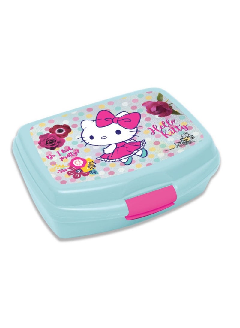 هالو كيتي علبة غداء بلاستيكية مطبوعة