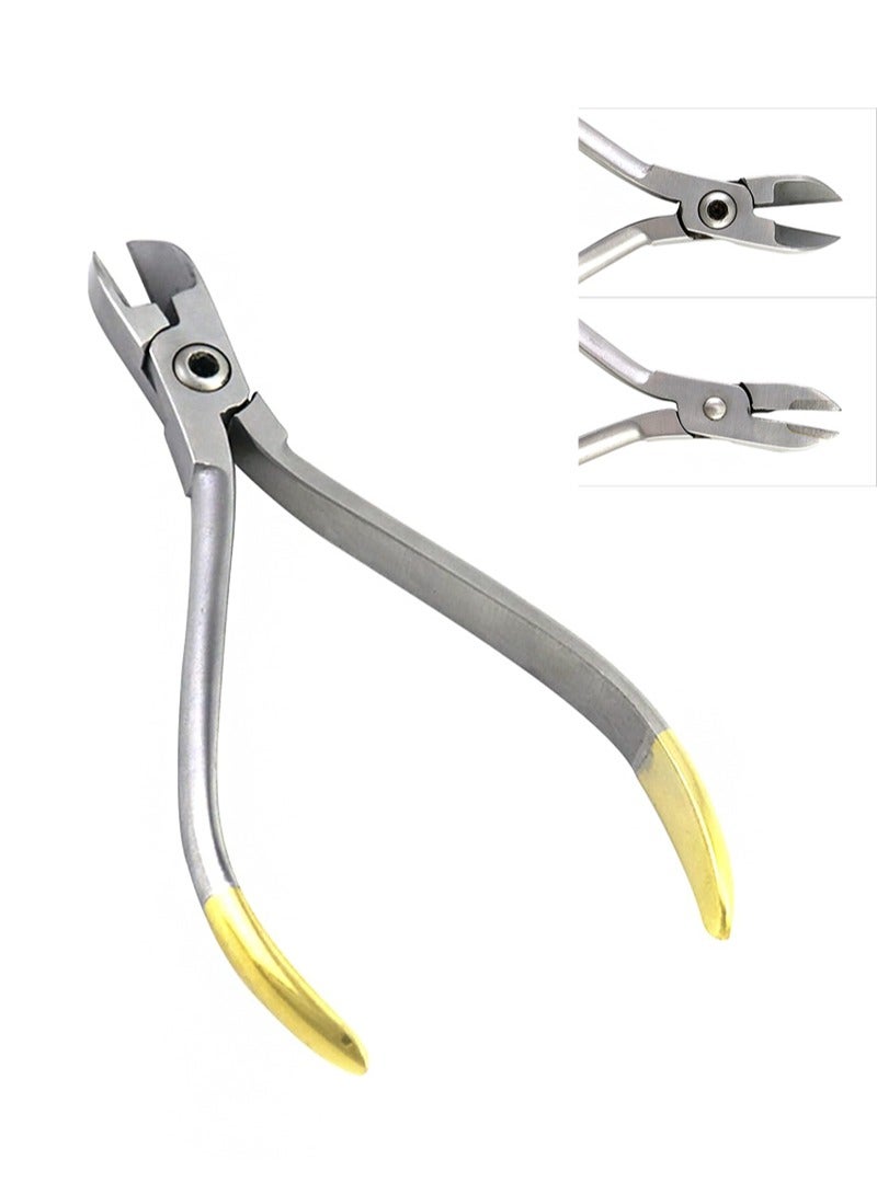 HaLunhi Hard Wire Cutter, Stainless Steel Dentistry Orthodontic Wire Cutting Pliers  - Image 1