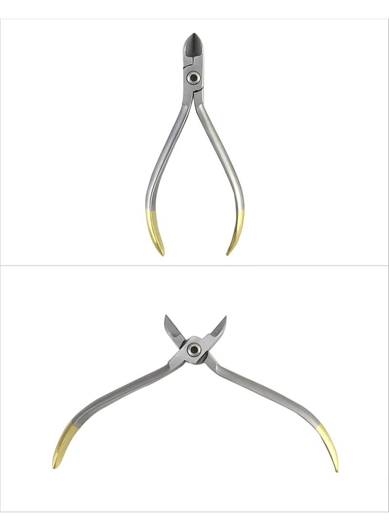 HaLunhi Hard Wire Cutter, Stainless Steel Dentistry Orthodontic Wire Cutting Pliers  - Image 2