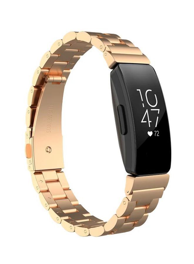 NIBEMINENT Replacement Band For Fitbit Inspire/Inspire Hr Rose Gold - Image 3