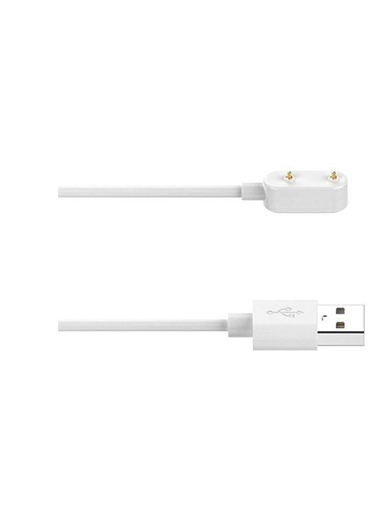 مستقبل نوفا كابل شاحن مغناطيسي USB لسوار هواوي 8 أبيض ، مناسب لفرقة هواوي 8/9/7/6/6 برو / هواوي ووتش فيت / فيت 2 / فيت 3 / فيت ميني / هونر باند 9 / هونر باند 8 / هونر باند 7 / هونر باند 6 برو / هونر باند 6 / هونر ووتش ES / هواوي S-TAG الجري وركوب الدراجات الاستشعار الديناميكي / هواوي ساعة الأطفال 5X برو / هواوي ساعة الأطفال 5X / هواوي ساعة الأطفال 4X برو / هواوي ساعة الأطفال 4X ، كابل شحن مغناطيسي عالمي للساعات الذكية - Image 2