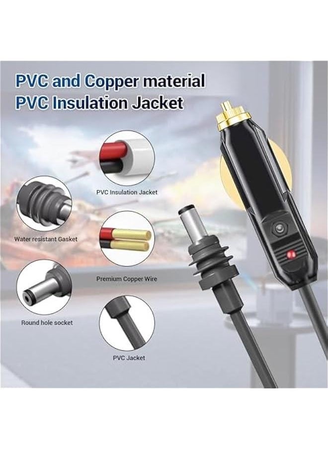 Generic - Starlink Mini DC Power Cable, 18AWG DC Car Power Cable for Starlink Mini, IP68 Waterproof Outdoor DC Car Charger Power Supply Cord Plug and Play for Lorries Ships Trucks Buses(5M) - Image 1