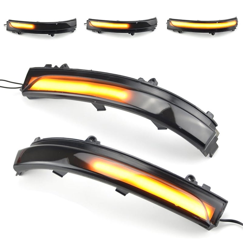 Led Dynamic Turn Signal Light Side Mirror Blinker Sequential Lamp Assembly For VW Jetta Mk6 SE Gol Geracao 6 7 8 SpaceFox Voyage Fox UP CrossFox Yellow