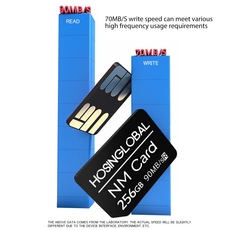 YAOMAISI Enhanced Version NM Memory Card 256GB 90MB/S Nano Memory Card Nano Card only Suitable for Huawei P30/P40/P50/P60/Mate XT X5 X3 Mate60 40 50 30 Series Nano 256GB Card - Image 3