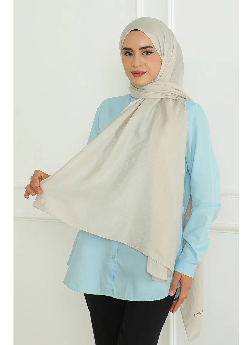 Sefa Merve Karaca Shawl 81058-17 Stone