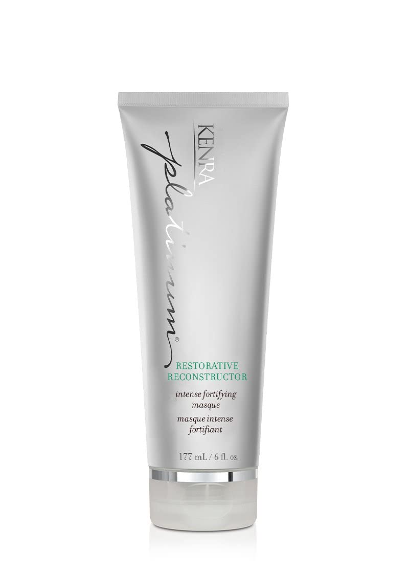 Kenra Platinum Restorative Reconstructor | Ultra Fortifying Treatment | Restores Broken Hair Bonds From Within | Provides Intense Fortification, Elasticity, & Suppleness | All Hair Types | 6 fl. oz - Image 1