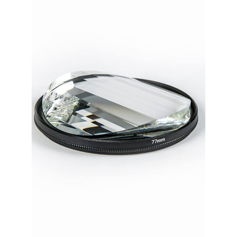 Zikra Camera Filter Accessories, 77mm Linear Glass Prism, Foreground Blur, Repeated Color Images, Glass Prism Special Effects Filter, LENS0002 - Image 2