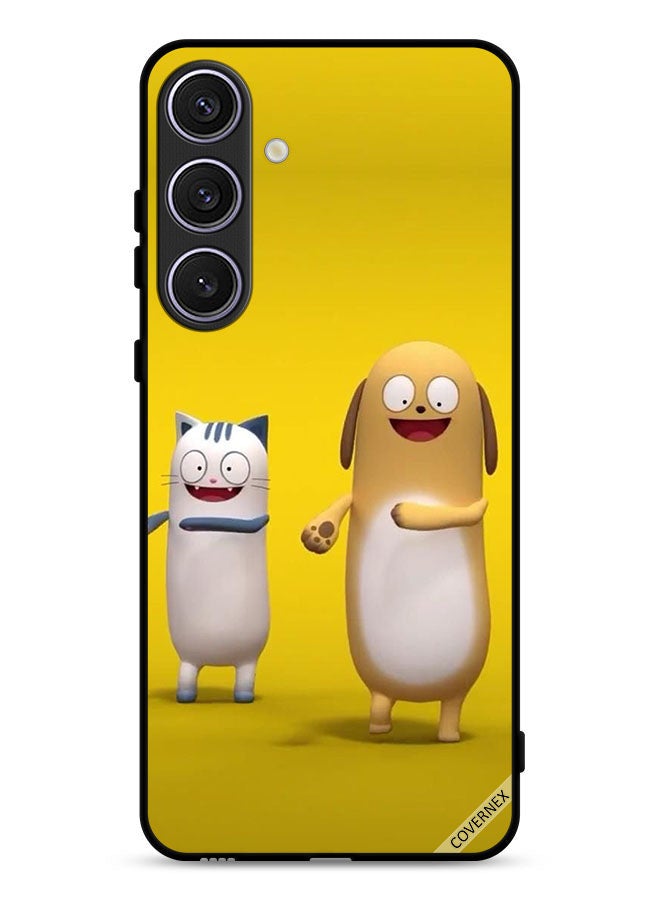 Covernex Samsung Galaxy S25 FE Protective Case Cover Cat Dog Story - Image 1
