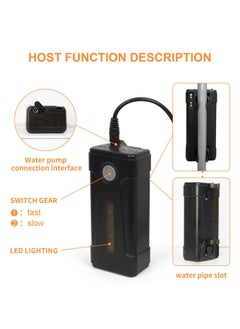 XiuWoo Portable Camp Shower, Camp Shower Pump with Detachable USB Rechargeable Batteries, Outdoor Shower, Easy to install and operate, Steady and Gentle Shower Stream, 2 Flow Mode,for Camping, Traveling  - Image 5