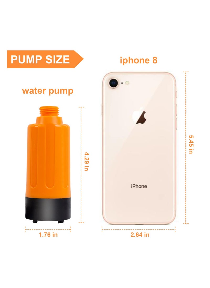 XiuWoo - Portable Camp Shower, Camp Shower Pump with Detachable USB Rechargeable Batteries, Outdoor Shower, Easy to install and operate, Steady and Gentle Shower Stream, 2 Flow Mode,for Camping, Traveling - Image 1