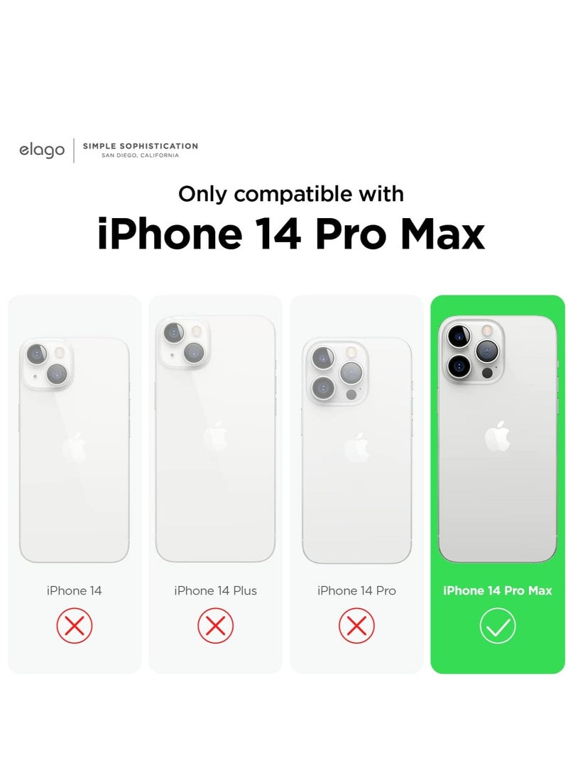 Liquid Silicone Case Compatible with iPhone 14 Pro MAX Case (6.7"), Premium Silicone, Full Protection - 4 Layer Shockproof Case, Soft Anti-Scratch Microfiber Lining (Red) - Image 2
